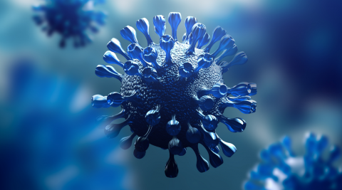 imagem de representação de um virus