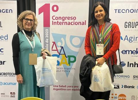 eduarda e cristiani em congresso na argentina
